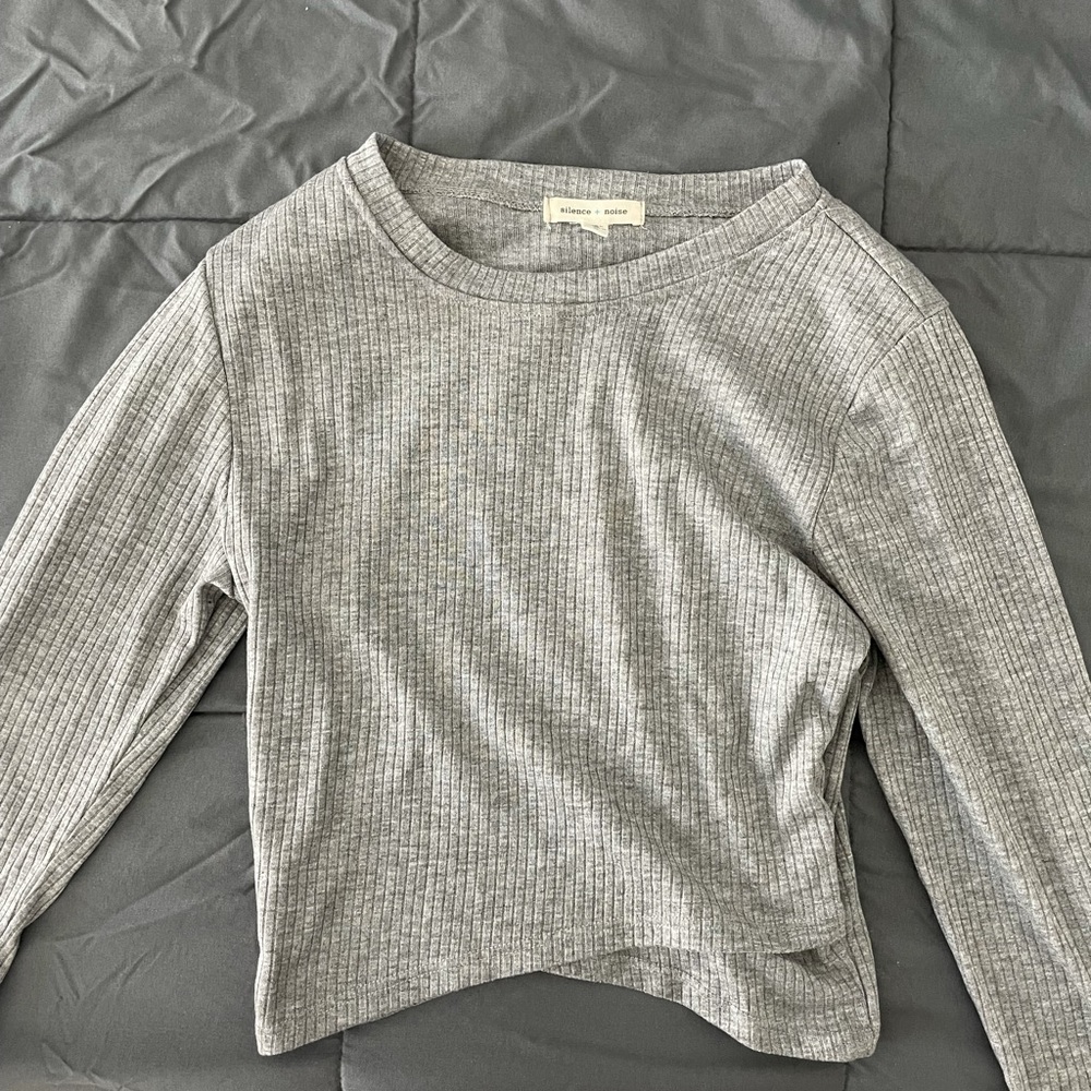 Silence and Noise Sweater Crop Top